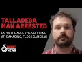 Talladega man arrested charged with shooting at Flock Cameras