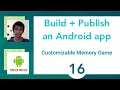 Style Updates Publish an App In 4 5 Hours - Android Memory Game