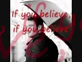Download Lagu Sasha   If you believe Lyrics