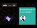 Joshua Smith Accessibility the key to unlock your best data visualization Outlier 2024
