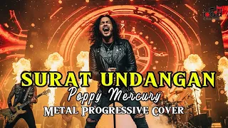 wow suaranya surat undangan poppy mercury versi metal progressive cover by idad channel