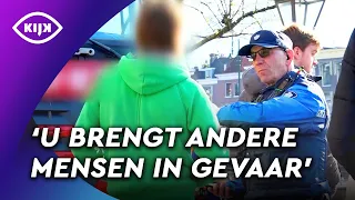 Illegale WEGAFZETTING zorgt voor totale CHAOS in het verkeer | Overtreders | KIJK Misdaad