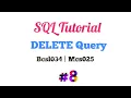SQL DELETE Query Hindi