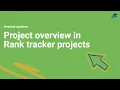 Project overview report for Rank tracker projects