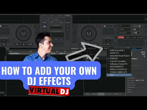 Download MP3 How to Add your OWN DJ DROPS and DJ FX to VIRTUAL DJ - virtual DJ 2021 tutorials