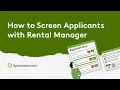 How to Screen Applicants with Apartments com Rental Manager