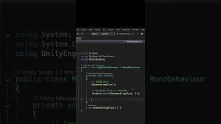 DELAY Code Execution in Unity