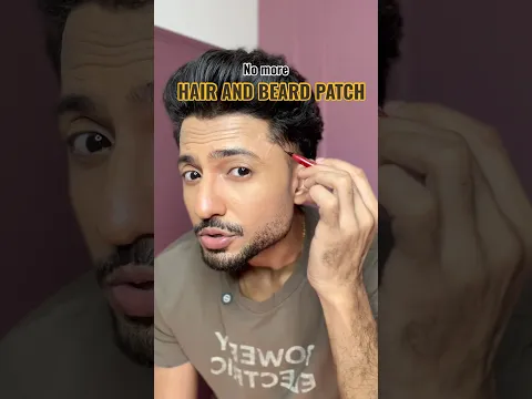 Now you can hide any small patches on your hair or beard in just a few seconds. #haircare #makeup