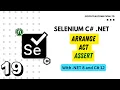 - Assert for Selenium in C NET