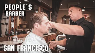 Textured Modern Haircut People s Barber in San Francisco California