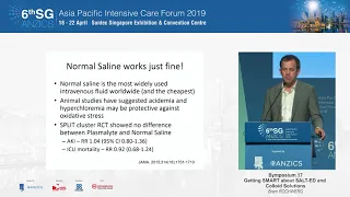 SG-ANZICS 2019 Getting SMART about SALT-ED and Colloid Solutions