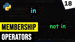 Membership Operator in Python Programming Language