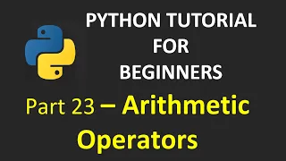 Arithmetic Operators in Python With Examples Python Tutorial for Beginners