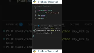 Python s Literal Type Explained Python Tutorial