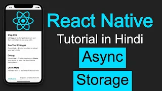 React Native tutorial in Hindi async storage