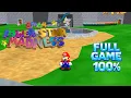Super Mario 64 Power Star Madness SM64 Rom Hack - Full 100 Walkthrough