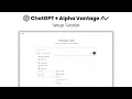Connect ChatGPT to Real-Time Financial Data
