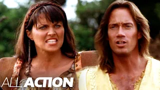 Hercules Fights Xena Hercules The Legendary Journeys All Action  Hercules Fights Xena Hercules The Legendary Journeys All Action