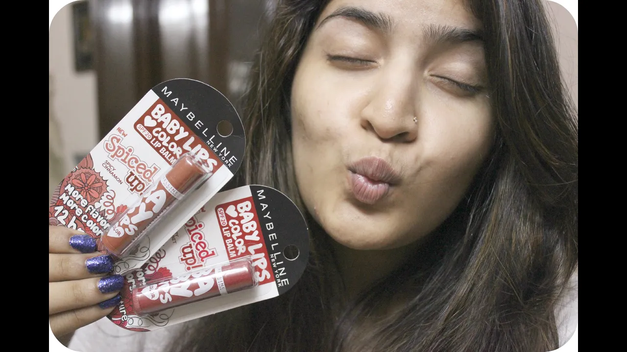 Maybelline BabyLips Review/Swatches/Demo. 