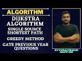 44 Dijkstra Algorithm Single Source Shortest Path Greedy Algorithm Time Space Complexity GPY