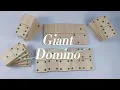 gaint wooden dominoes set,lawn dominoes,domino spiel,OEM wooden domino