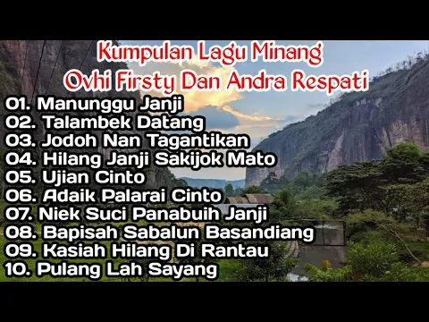 Download MP3 MANUNGGU JANJI  || Lagu Minang Ovhi Firsty \u0026 Andra Resapati