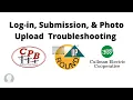 ORU log in and submission troubleshooting