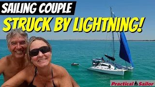 Bahamas Lightning Strikes Catamaran, FRIES EVERYTHING!