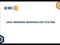 Java Training Session For Testing QO-BOX