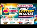 Florida Lottery Results Today - August 9 2026