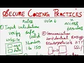 Secure Coding Best Practices Cybersecurity Interview Secure Coding Practices Secure Coding