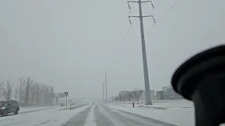 Bad weather today in Fargo North Dakota
