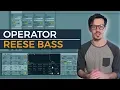 Ableton Operator Reese Bass Tutorial Neuro DnB Neurofunk Etc