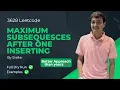 3628 Maximum Number of Subsequences After One Inserting Leetcode Weekly Contest 460