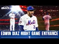 Mets closer Edwin Diaz enters the game with trumpets and Narco at night and under the lights | SNY