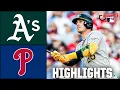 Athletics vs Philadelphia Phillies Full Game Highlights ESPN MLB