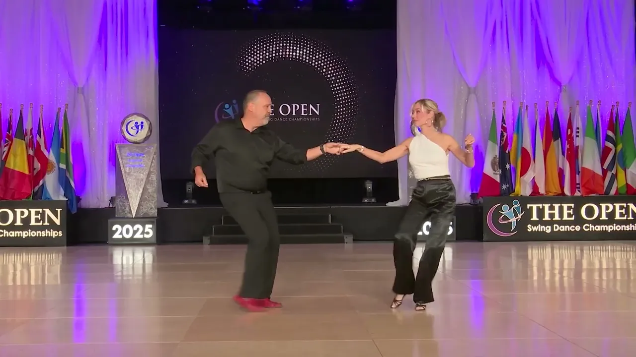 Scott Campbell and Autumn Jones - 2nd Place Strictly Shag - Open - The Open 2025