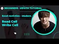 Read Cell Write cell Activity Excel Automation Beginners UiPath Community UiPath Impulse