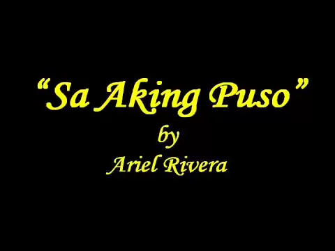Download MP3 Ariel Rivera - Sa Aking Puso