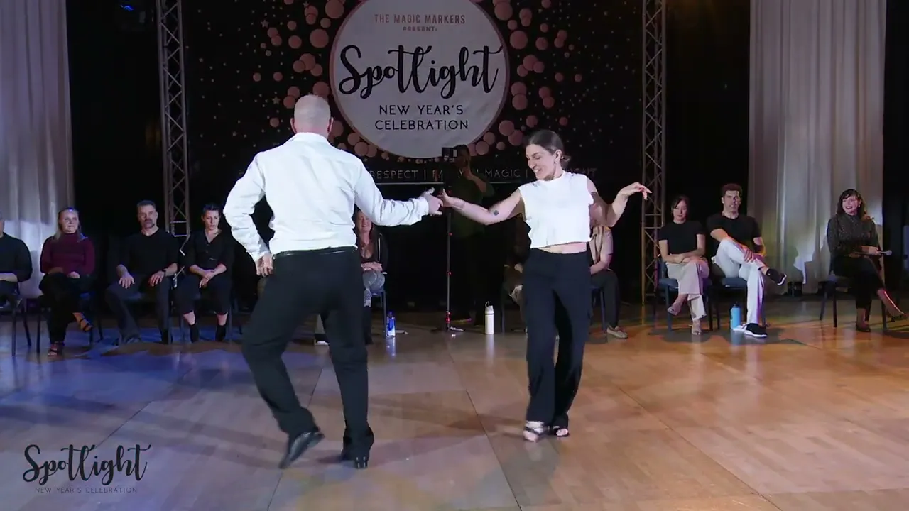 Spotlight New Year's Celebration 2023 Open Strictly Swing Douglas Rousar & Ardena Gojani