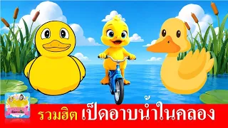 รวมฮิต เป็ดอาบน้ำในคลอง | เป็ดเหลือง 3 เวอร์ชั่น | เป็ดปั่นจักรยาน