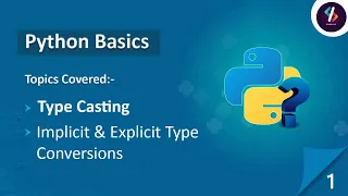 Type Casting in Python Type Conversion in Python Python Tutorial in Hindi
