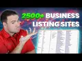 2500 Business Listing Sites To Skyrocket Your Local SEO Get More Leads