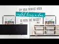 Trofast IKEA Hack Installing a door to hide the messy drawers