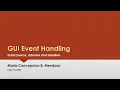 GUI Event Handling Applying setText and getText Methods OOP NetBeans Filipino Tagalog