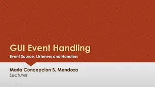 GUI Event Handling Applying setText and getText Methods OOP NetBeans Filipino Tagalog