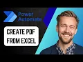 How to Create PDF from Excel Using Power Automate Step-by-Step Tutorial 2025