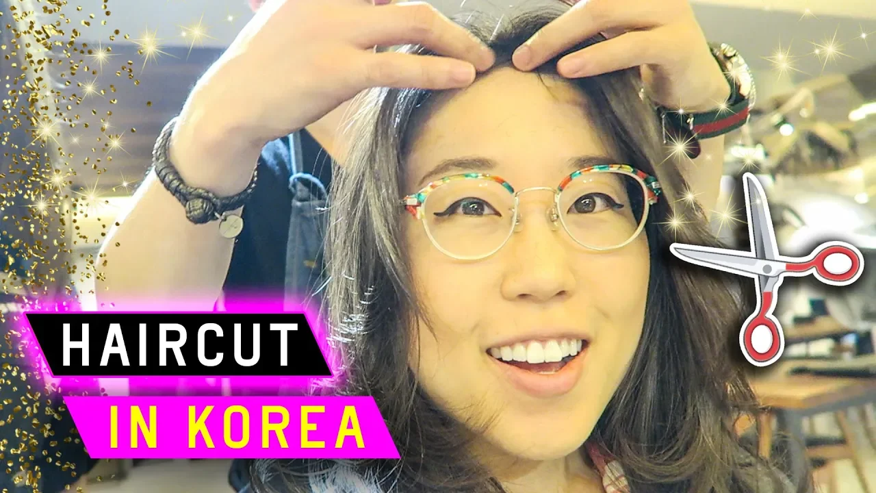 FIRST DAY IN KOREA  Haircut & Shopping in Myeongdong