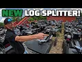 Buying A New 10 800 Wolfe Ridge Log Splitter - This Dealer Has A Lot Of Machines In Stock
