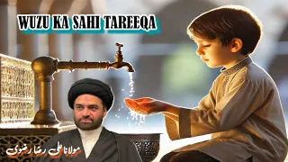 shia wazu karne ka sahi tarika practically method maulana ali raza